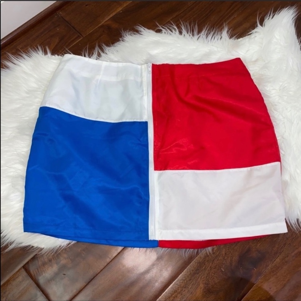 NWT SIZE3X Fashion Nova Colorblock Skirt